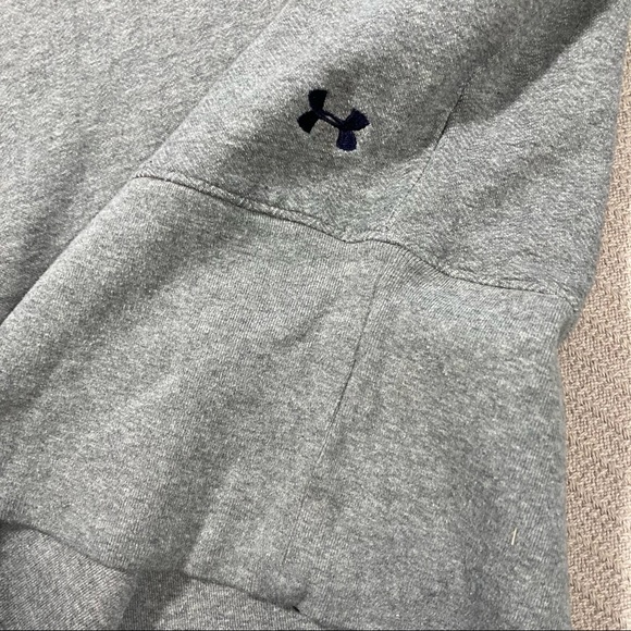 Under Armour Hooded Sweatshirt Hoodie with Elbow Patches - Picture 8 of 15